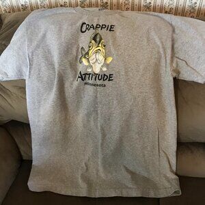 "Crappie Attitude" Minnesota Large T-Shirt